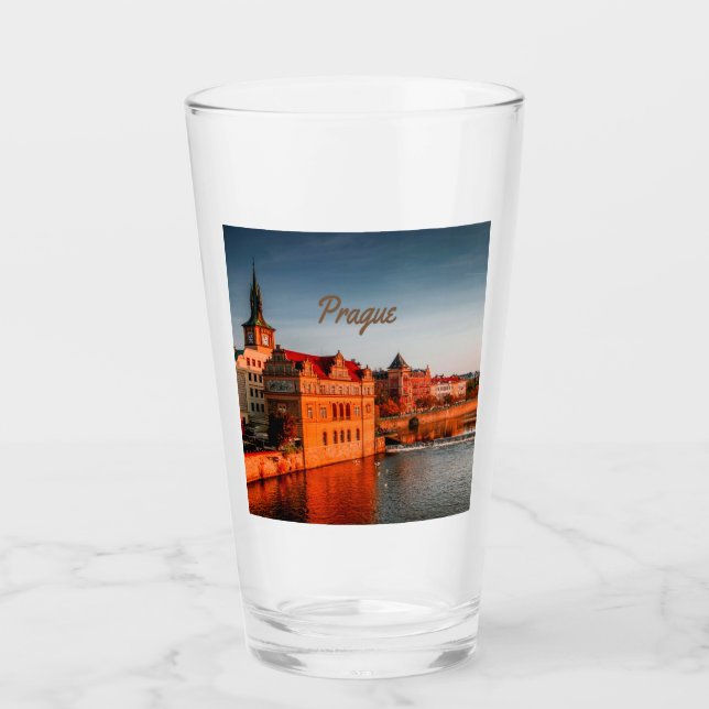 Copo De Pint Praga Capital da República Tcheca (Frente)