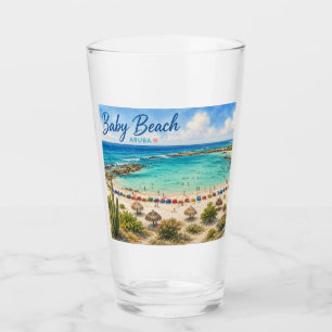 Copo De Pint Praia Baby Aruba Caribe Viagem lembrança