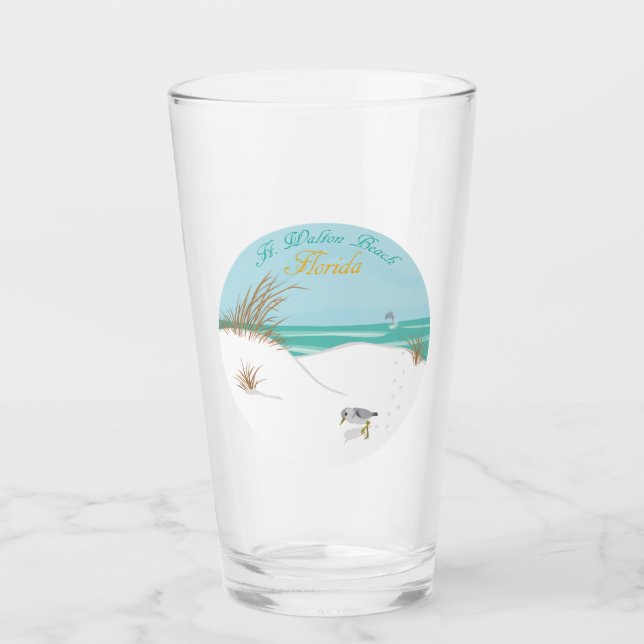 Copo De Pint Praia de Ft. Walton (Flórida) (Frente)