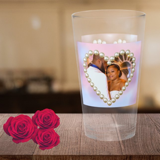 Copo De Pint Presente de Aniversário de Casamento de 8 Anos Pér (Criador carregado)