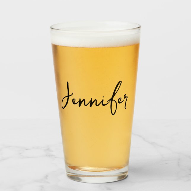 Copo De Pint Presente de Casamento Personalizado (Frente (Preenchido))