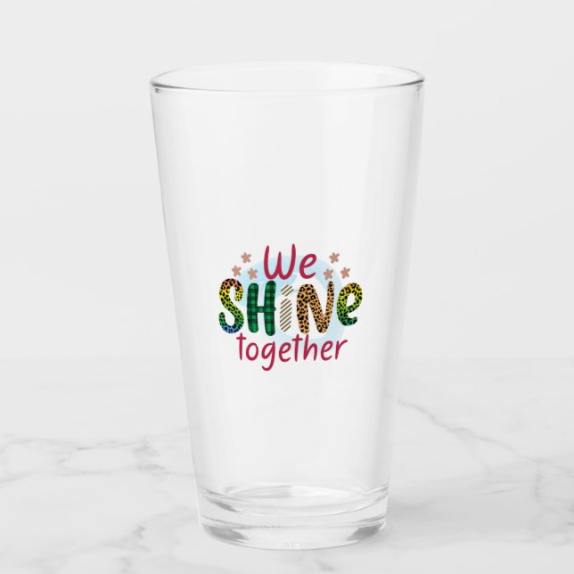 Copo De Pint Presente De Casamento Que Brilhamos Juntos (Frente)