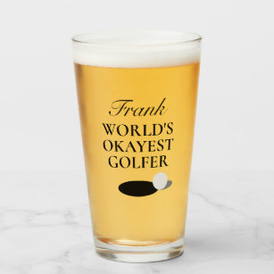 Copo De Pint Presente de cerveja de golfe Okayest do mundo para