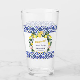 Copo De Pint Presente de Chá de Noiva Limoncello com Azulejos A