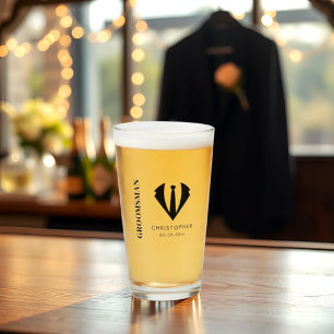 Copo De Pint Presente de Festa de casamento de Nome Mínimo do P