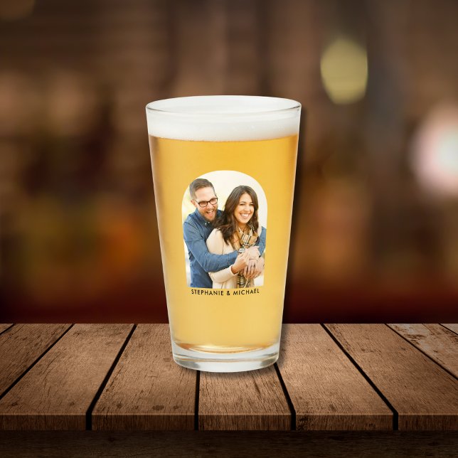 Copo De Pint Presente de Foto Simples Moderno (Criador carregado)