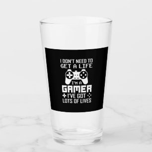 Copo De Pint Presente De Jogador Eu Sou Um Jogador Eu Tenho Mui
