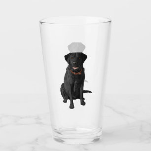 Copo De Pint Presente de sobrenome Preto Labrador