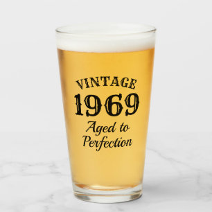 Copo De Pint Presente do vidro de bebendo da cerveja do vintage