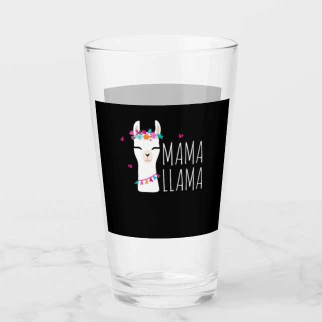 Copo De Pint Presente Llama| Mama Llama (Frente)