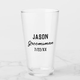 Copo De Pint Presente para Padrinhos com Texto Personalizado Fa