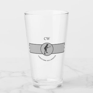 Copo De Pint Presente personalizado de Tênis de jogador de Têni