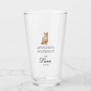 Copo De Pint Presente Personalizado Moderno Para A Noiva E O No