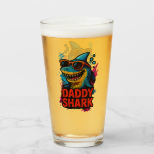 Copo De Pint Presentes do Dia de os pais do Tubarão pai