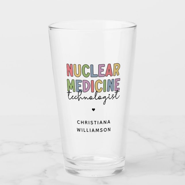 Copo De Pint Presentes do tecnólogo de Medicina Nuclear Persona (Frente)