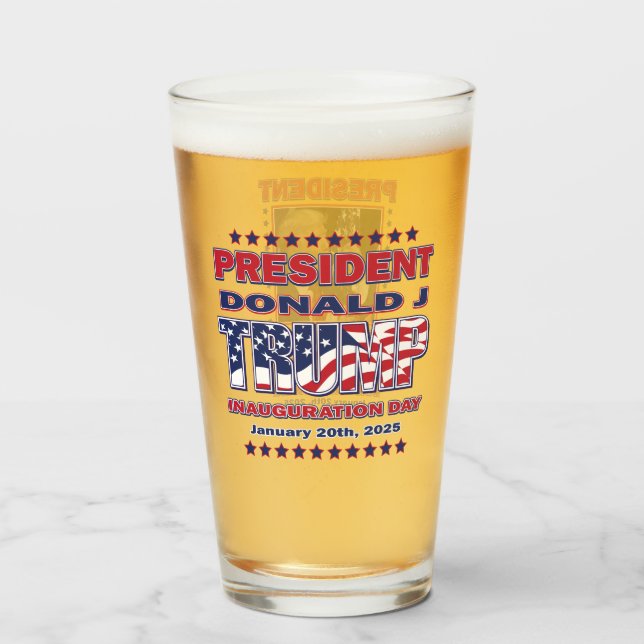 Copo De Pint Presidente Trump (Frente (Preenchido))