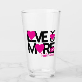 Copo De Pint Preto e Rosa Te Ama Mais