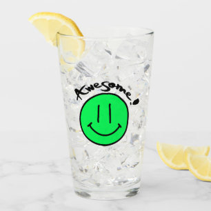 Copo De Pint Primavera de verão da escola smiley face Mikitiez