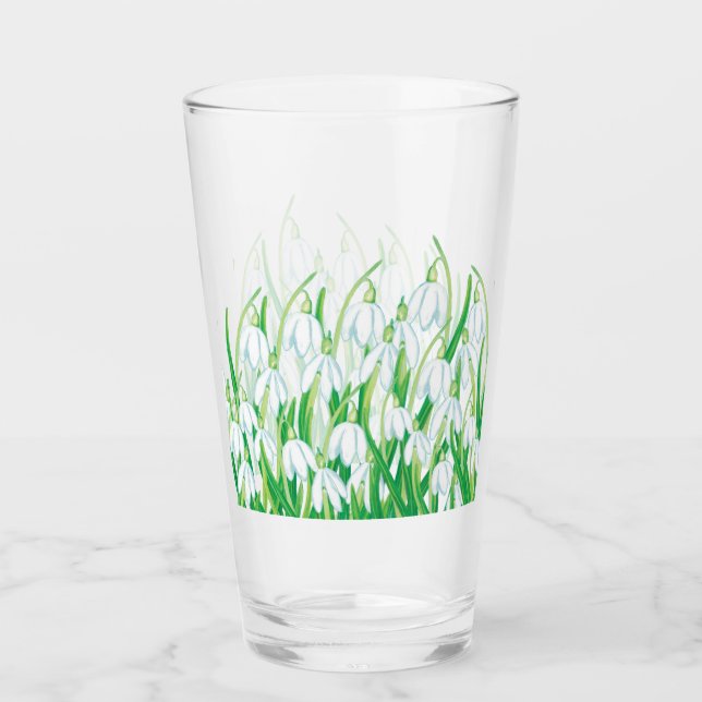 Copo De Pint Primavera Snowdrops Galanthus (Frente)