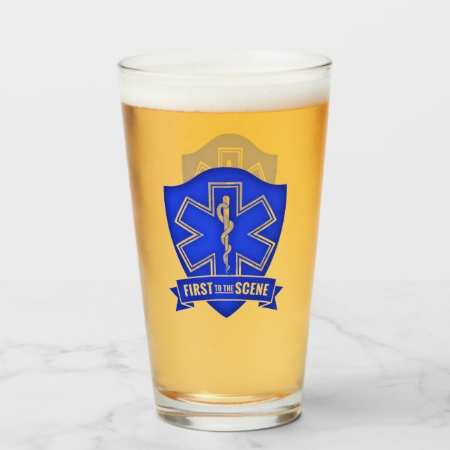 Copo De Pint Primeiro Respondente (Traseira (Preenchido))