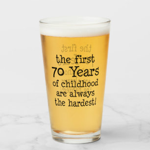 Copo De Pint Primeiros 70 Anos De Vidro Infantil