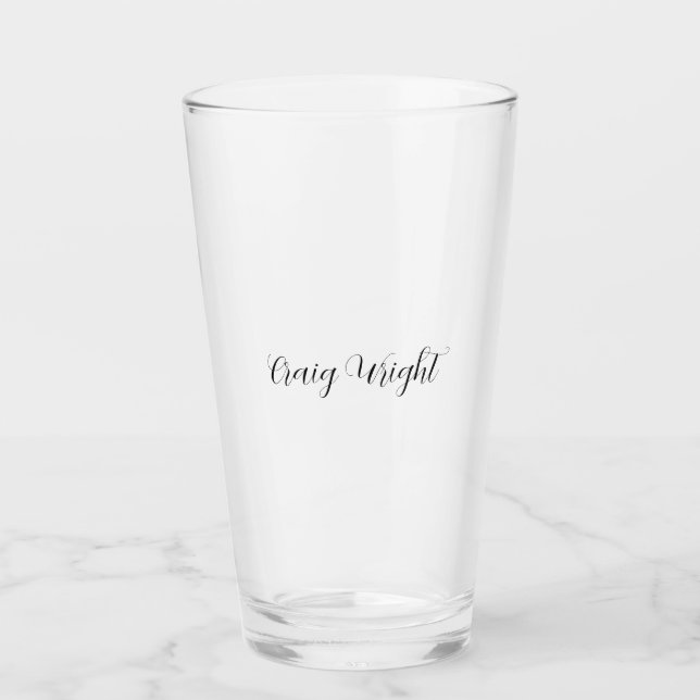 Copo De Pint Professional Minimalist Add Name Personalized (Frente)