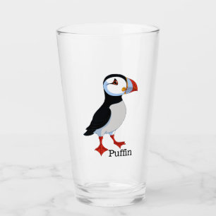 Copo De Pint Puffin Design Bebendo Glass