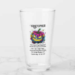 Copo De Pint Pumpkin Blol Spell Encantado Cerveja De Halloween