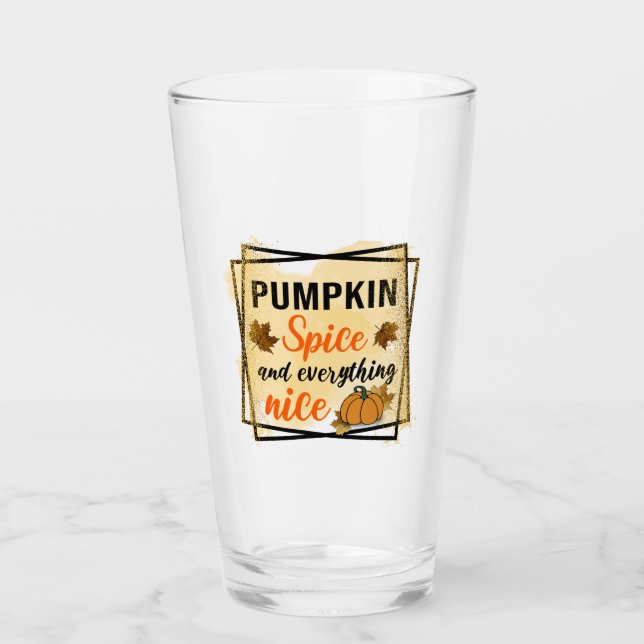 Copo De Pint Pumpkin Spice e tudo de bom (Frente)