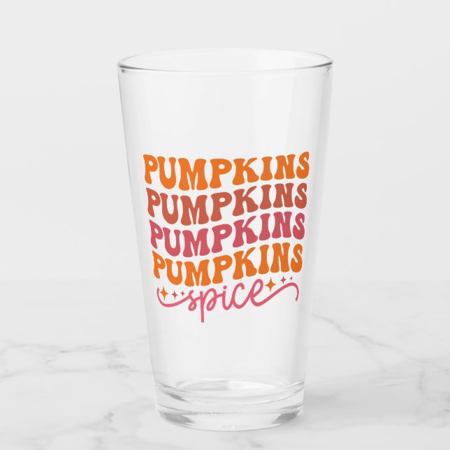 Copo De Pint Pumpkins Pumpkins Pumpkins Pumpkins Pumpkins Spice (Frente)