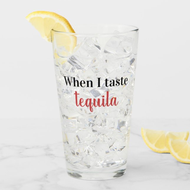 Copo De Pint quando gosto de tequila (Gelo frontal)