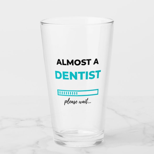 Copo De Pint Quase Um Dentista 2 (Frente)
