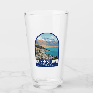 Copo De Pint Queenstown Nova Zelândia Viagem Art Vintage