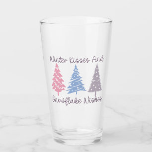 Copo De Pint Queijos de inverno e Flocos de neve