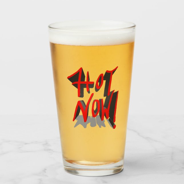 Copo De Pint Quente 3D Agora (Frente (Preenchido))