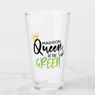 Copo De Pint Rainha De Golfe Do Moderno Verde Engraçado Person