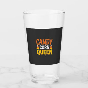 Copo De Pint Rainha do Candy Corn Gráfico de Halloween_1