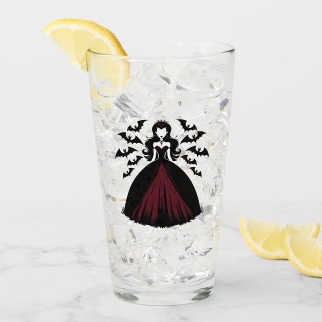 Copo De Pint Rainha Vampira Halloween (Gelo frontal)