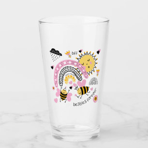 Copo De Pint Rainhas Abelhas Melhores Amigos Para Meninas BFF B