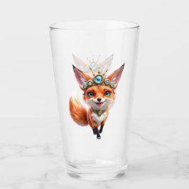 Copo De Pint Raposa Estrelada dos Prados ao Luar. 