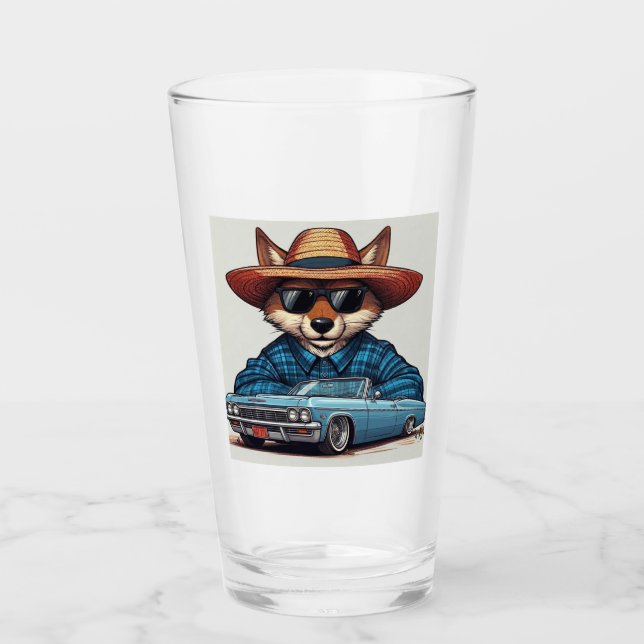 Copo De Pint Raposa Lowrider (Frente)