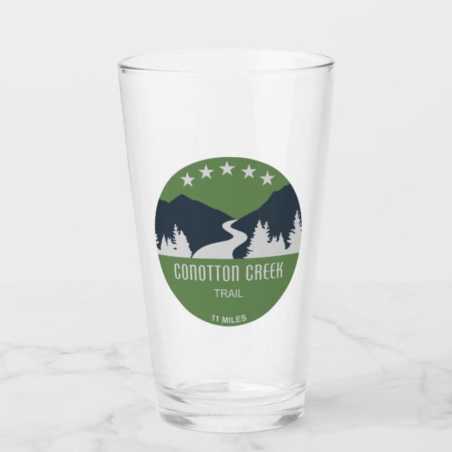 Copo De Pint Rastreamento de Conotton Creek (Frente)