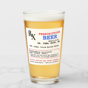 Copo De Pint Receita RX para Cerveja