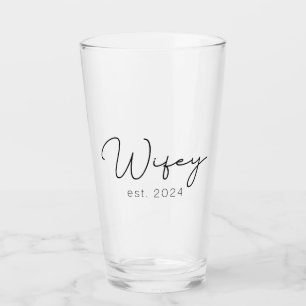 Copo De Pint Recem casados Wifey Recentemente
