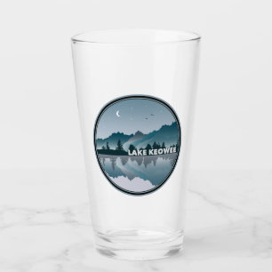 Copo De Pint Reflexo do Lago Keowee na Carolina do Sul