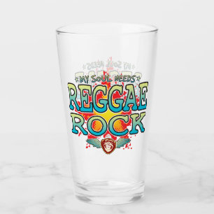 Copo De Pint Reggae Rock Soul Glass Tumbler