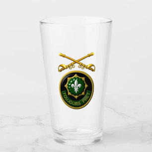 Copo De Pint Regimento de Cavalaria segundo com Saber Glass Cup