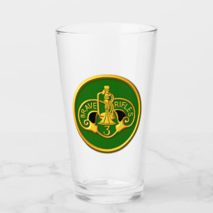 Copo De Pint Regimento do Cav "Brave Rifle Glass Cup"