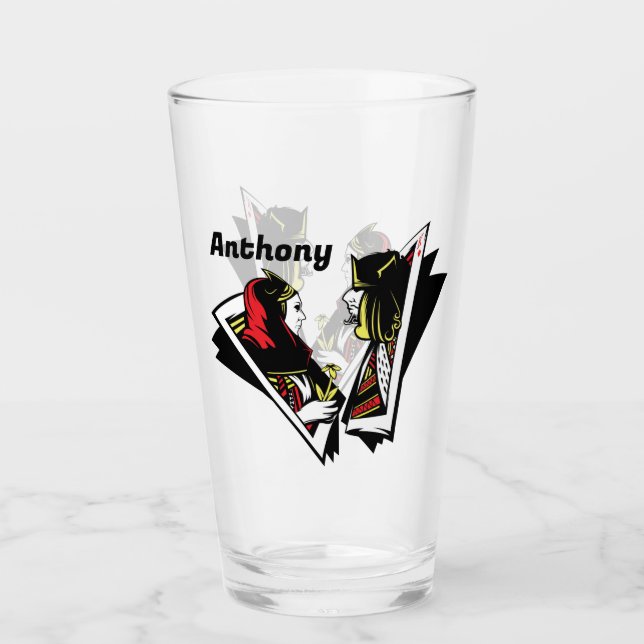 Copo De Pint Rei e Rainha (Frente)