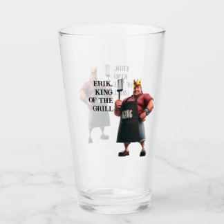 Copo De Pint Rei Personalizado do Vidro da Cerveja